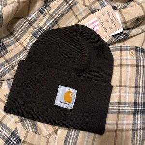 Carhartt Dark Brown Knit Hat